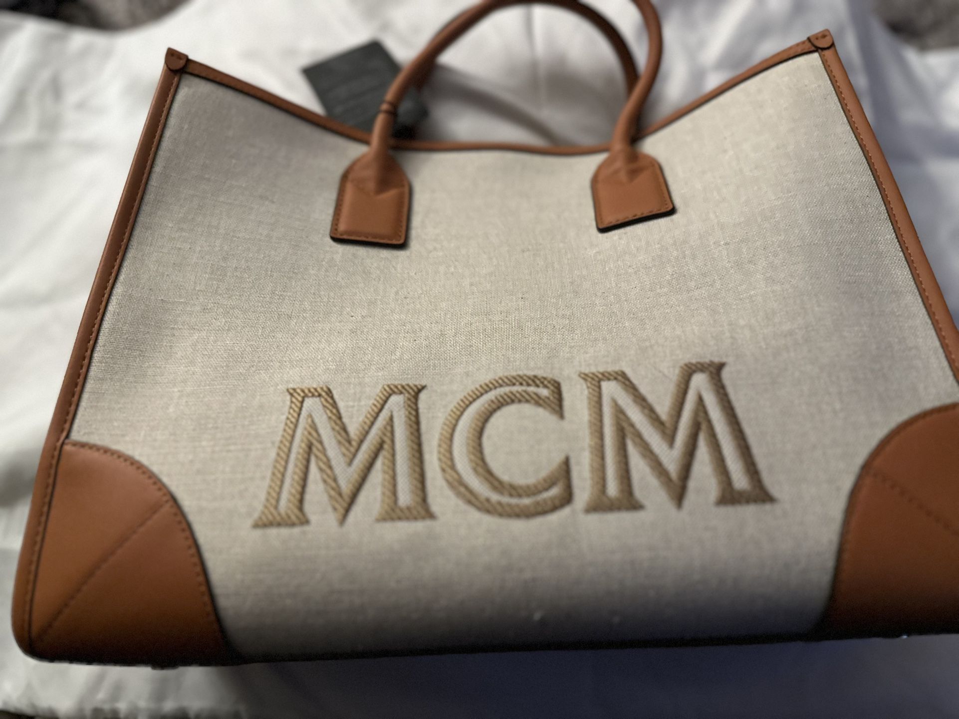 MCM Large Tote Bag