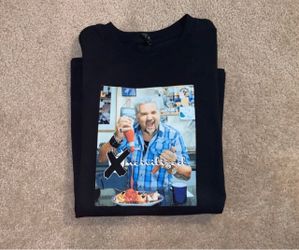 MR FOAMER SIMPSON UNCIVILIZED GUY FIERI FLAVOR TOWN GRAPHIC T SHIRT SIZE MEDIUM