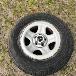 OEM Jeep TJ Tire And Rim