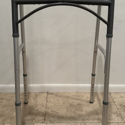 Drive Medical Deluxe Two Button Folding Walker With 5-Inch Wheels