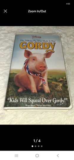 Disney Gordy VHS Tape