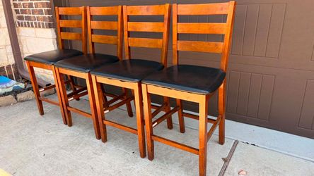 Set of 4 Counter Height Chairs