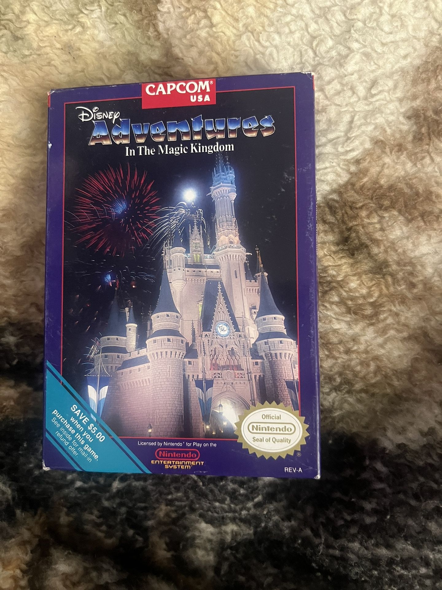 Capcom Disney Adventure In The Magic Kingdom Nintendo NES
