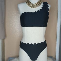 Black Two Piece Bikini 