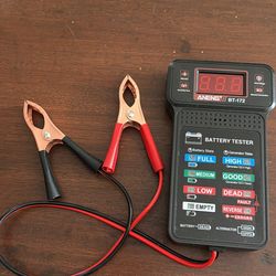 12V Digital Battery Tester / Probador Digital de Batería 12V
