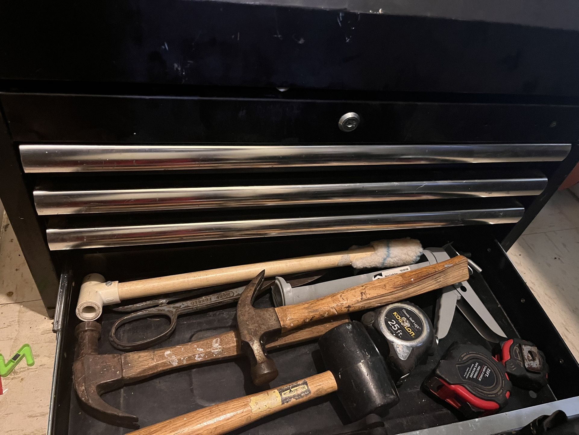 Husky Tool Box And Bag, Full of Tools