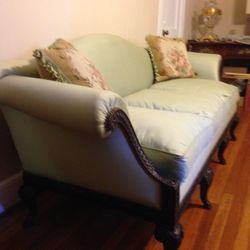 Antique Camelback Sofa