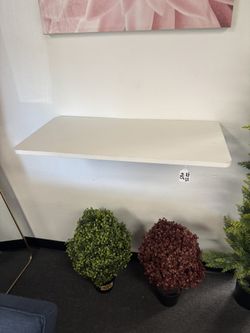 On Sale!! $35!! As Is Wall Mounted Folding Table 31.5”L x 15.7”W White 