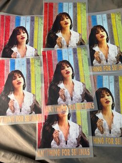 ANYTHING FOR SELENAS SHIRT TRANSFER SHEETS  - 7 available