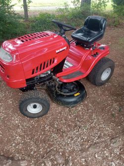Yard machine riding mower