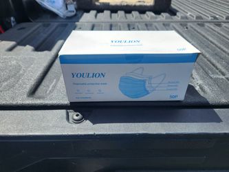 50 Boxes One Case 50 Count Y O U L I O N Face Mask