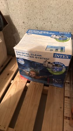 Krystal clear saltwater system -Intex