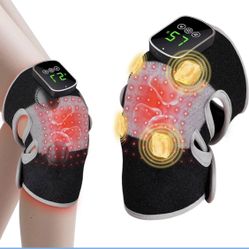 3-in-1 Red Light Therapy Knee Brace with 4 Vibration Massage Areas
