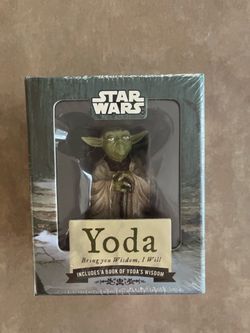 NWT Star Wars Yoda: Bring You Wisdom, I Will. (Star Wars Figurine, Wisdom Cards)