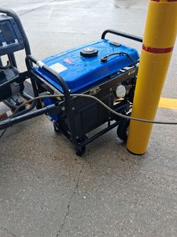 Portable Gas-Powered Generator with Wheel Kit