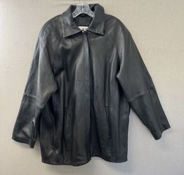 Women’s Black Genuine Leather Coat Jacket