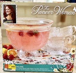The Pioneer Woman Punch Bowl Set