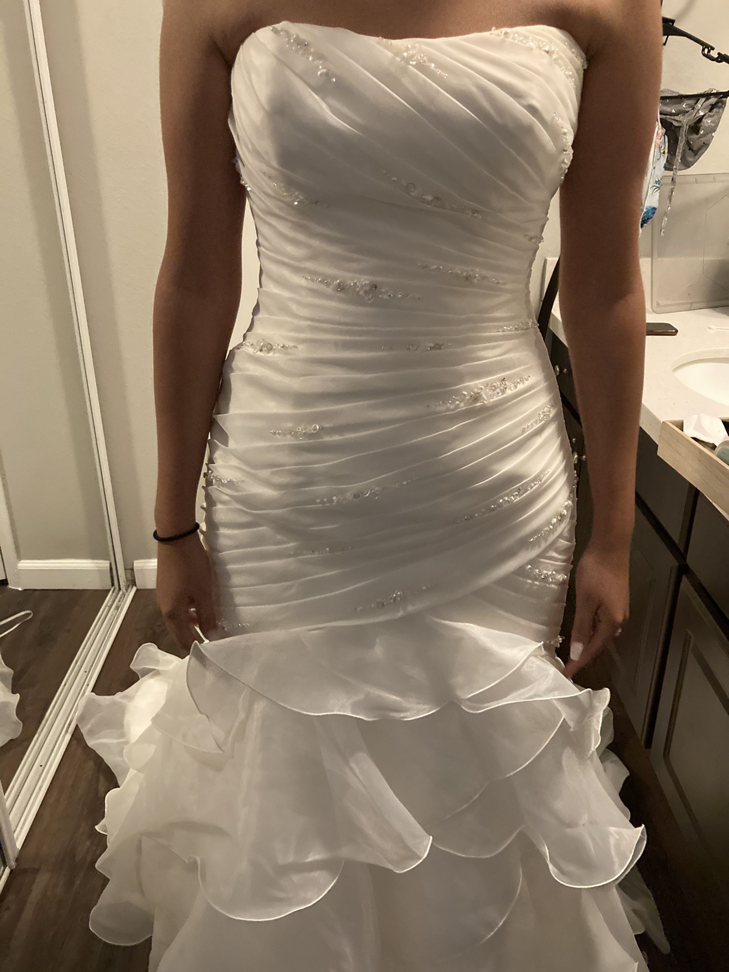 Wedding Dress Corset Ivory Color