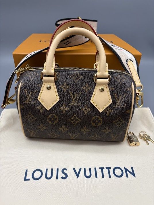 LOUIS VUITTON Monogram Speedy 20 Shoulder Bag