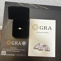 Engagement Moissanite Ring VVS1