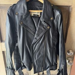 Men’s Leather Motorcycle Jacket L
