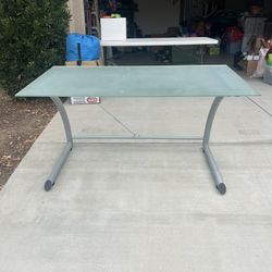 Glass Desk Table
