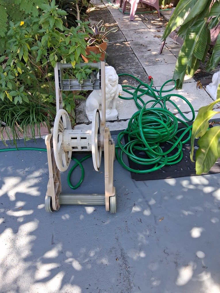 Hose Roller And 125ft Of Hose