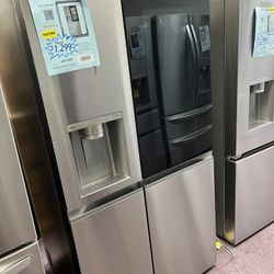 Refrigerator, 36” Side By Side Refrigerator Free Delivery With Warranty