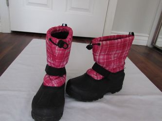 Girls Youth 3 Pink Snow Boots, Northside