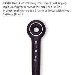 L'ANGE HAIR Axia HaloRing Hair Dryer | Fast-Drying Ionic Blow Dryer for Smooth, Frizz-Free Finish | Professional High-Speed Brushless Motor: NEW