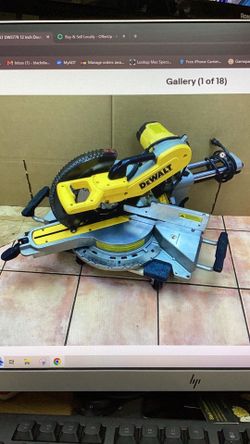 Dewalt DWS779 12” double bevel sliding compound miter saw 3800 RPM CORDED