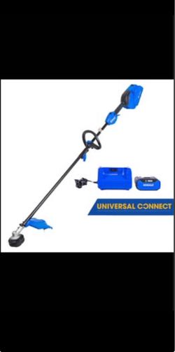 Kobalt Gen4 40-volt 15-in Straight Shaft Attachment Capable Battery String Trimmer Edger Conversion Capable 4.0 Ah Brand new