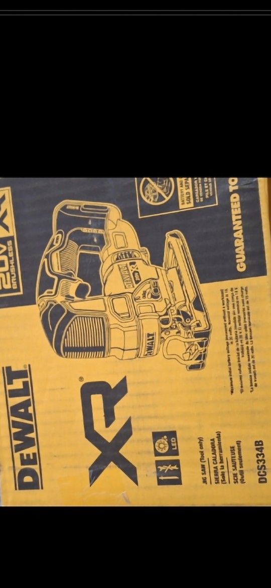 Brand New Dewalt 20v Xr Brushless Jigsaw Tool Only Sealed Box $125