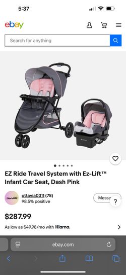 Babytrend stroller with car seat