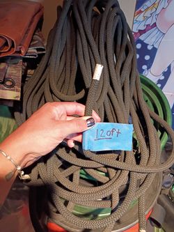 120 ft rock climbing rope