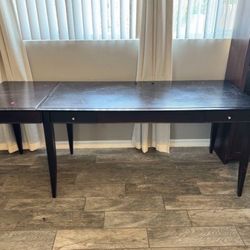 🎉$50🎉- Dark brown wood desk/ table
