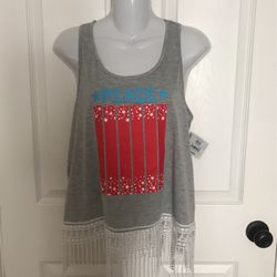 Patriótic Womens Tank Top  Made In The USA