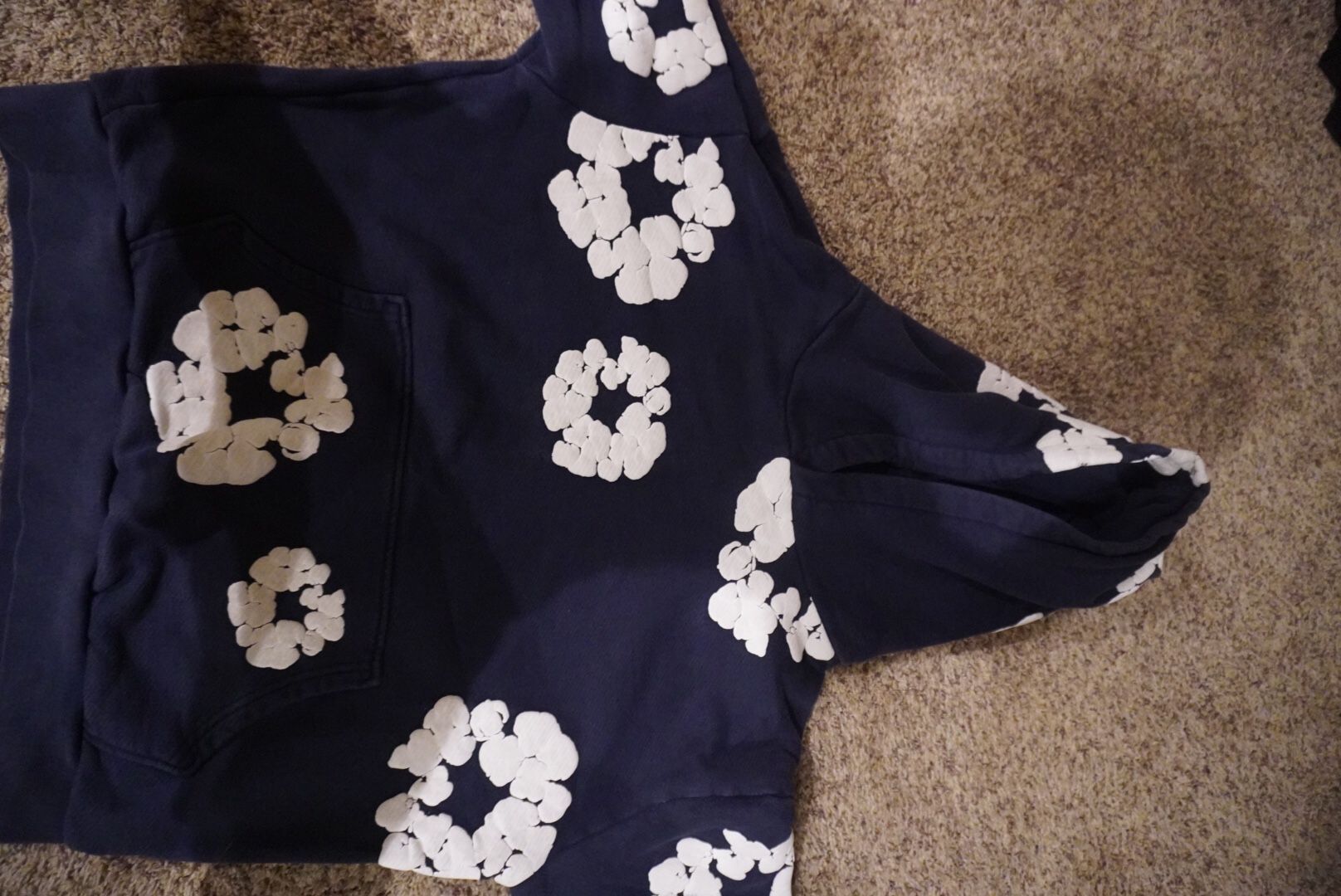 Dark Blue Denim Tears Hoodie