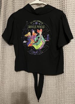 Disney Pocus Crop Tie Top