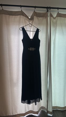 Woman dress in navy blue