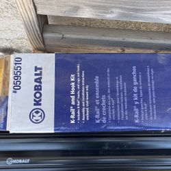 K-rail And Hook Kit For Garage Or Shed 