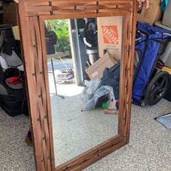 Antique Hanging Mirror.