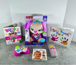 Baby Toy and Board Book Bundle
