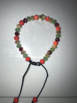 Handmade Lucky Charm bracelets (chapa de oro)