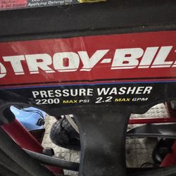 Pressure Washer 2200 PSI 2.2 GPM