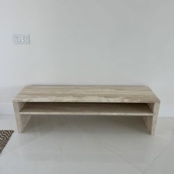 Brand New Travertine Console Table