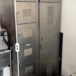 Vintage Locker Restoration Hardware Bookshelf 