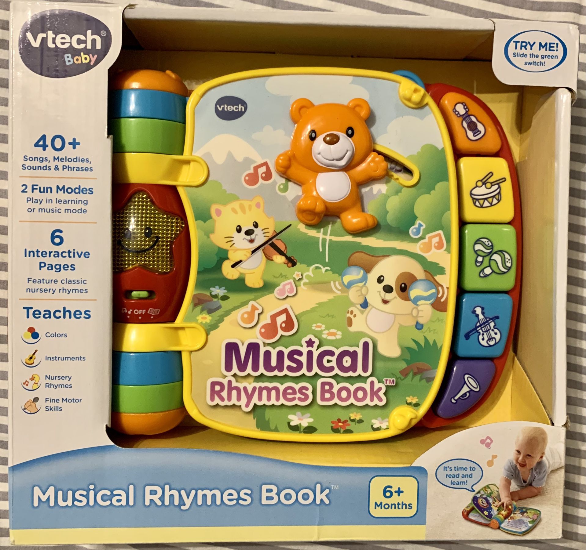 Vtech Musical Rhymes Book - $15 