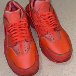 Nike Air Huarache Run Premium Hot Lava Womens sneakers size 9