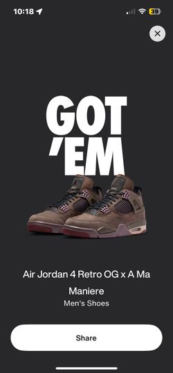 Jordan 4 A Ma Maniere